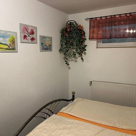 Ferienwohnung Hoppelnase Mit Eigener Sauna Langenstein Bagian luar foto