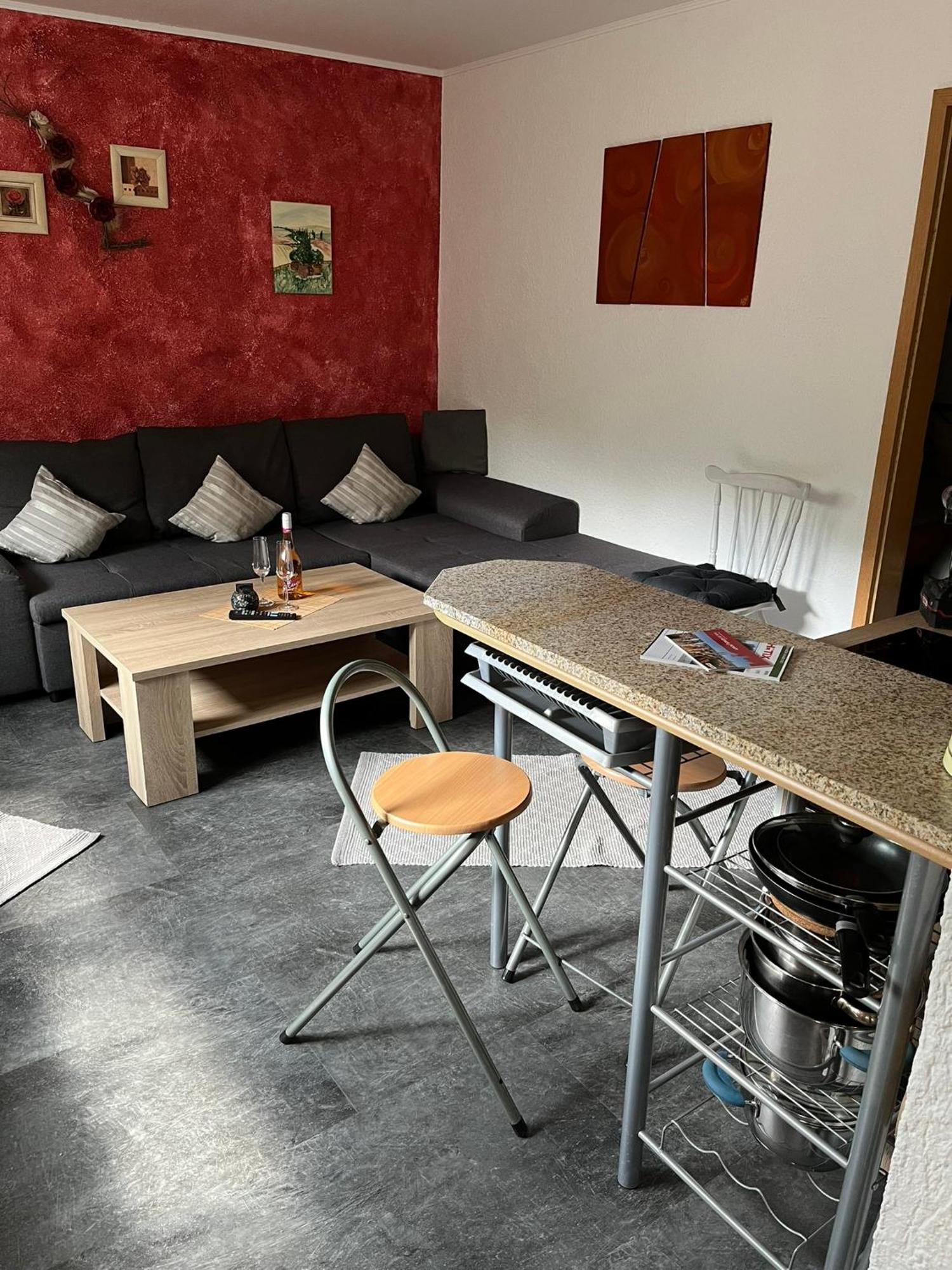 Ferienwohnung Hoppelnase Mit Eigener Sauna Langenstein Bagian luar foto