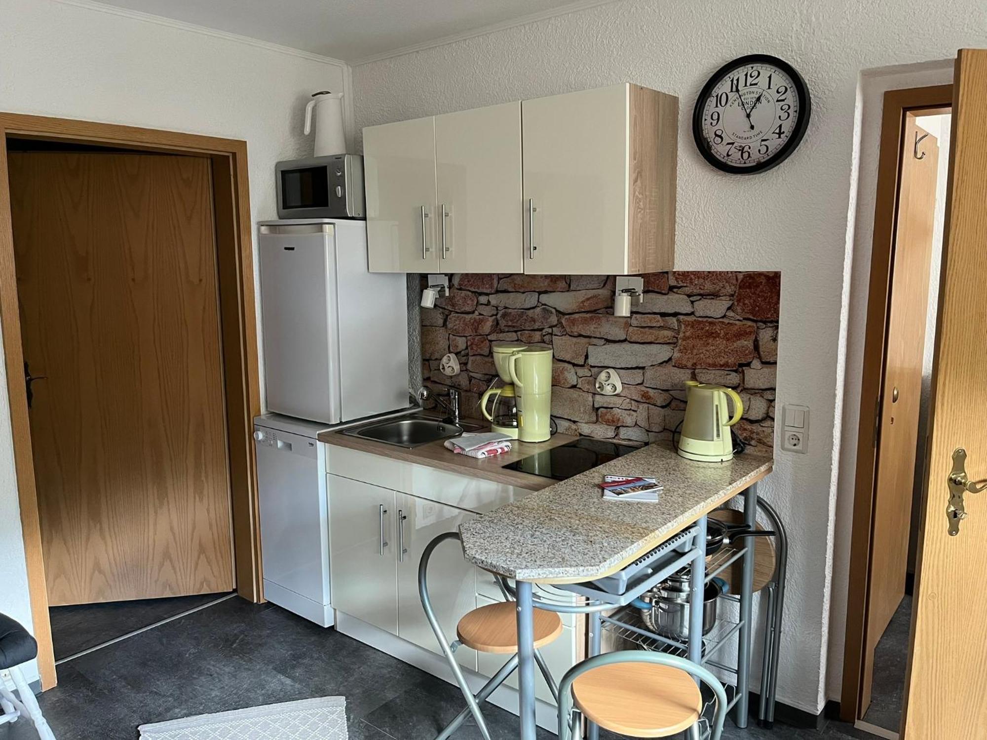 Ferienwohnung Hoppelnase Mit Eigener Sauna Langenstein Bagian luar foto