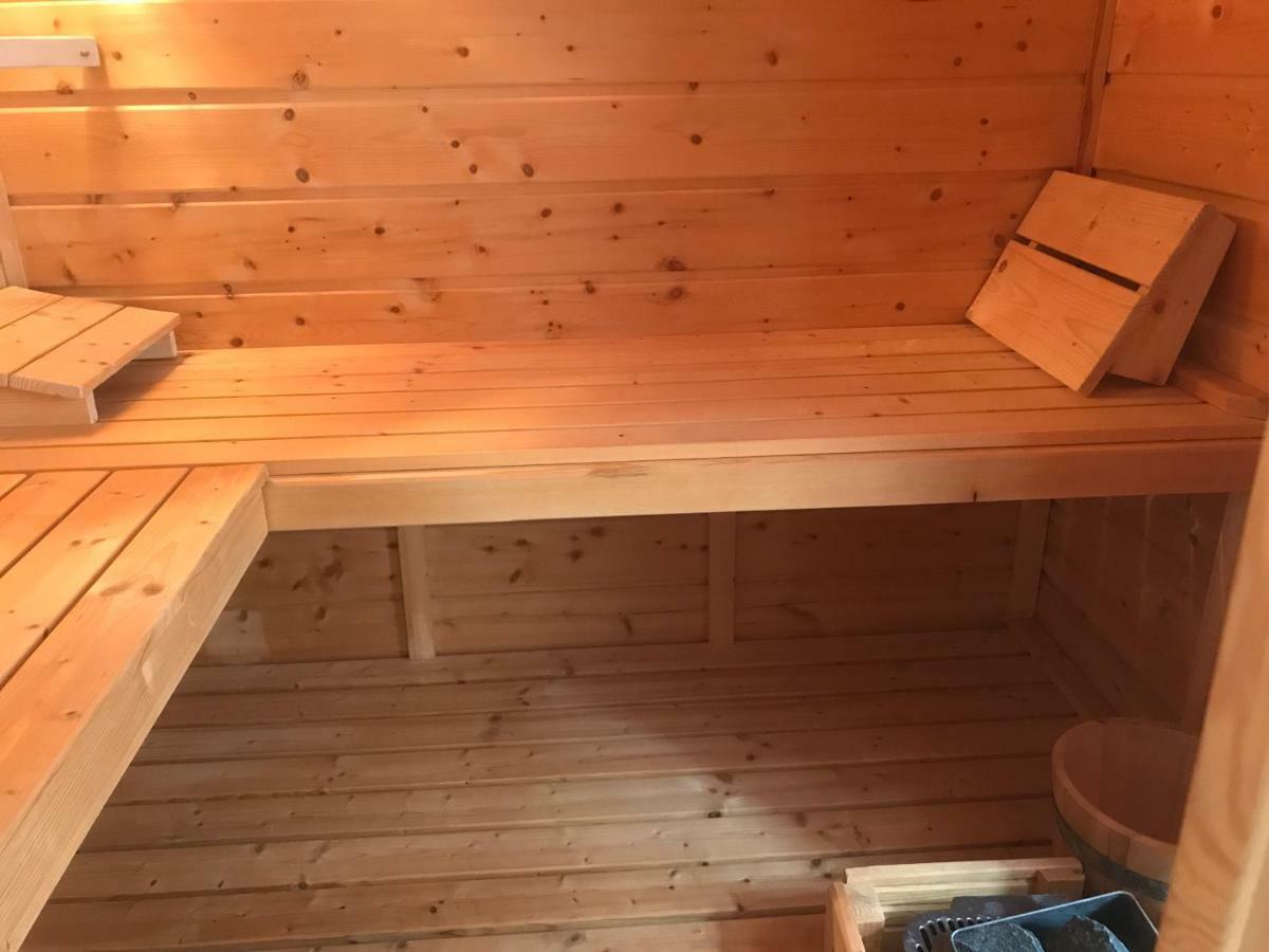 Ferienwohnung Hoppelnase Mit Eigener Sauna Langenstein Bagian luar foto