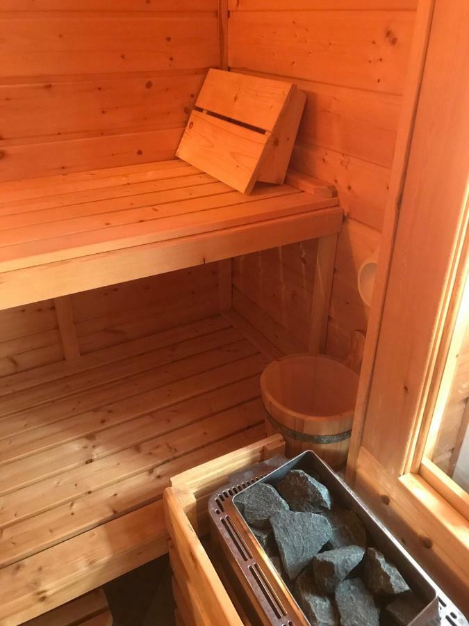 Ferienwohnung Hoppelnase Mit Eigener Sauna Langenstein Bagian luar foto